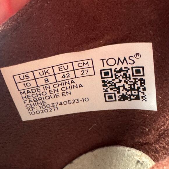 Toms Sutton Wedge Boot - Chestnut Suede NEW Size 10 - Picture 12 of 13